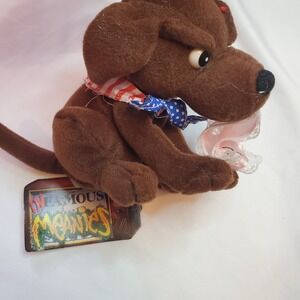 Vintage 1997-1998 Infamous Meanies Series 1- Buddy the Dog Plush 6"‎ w/ Tags